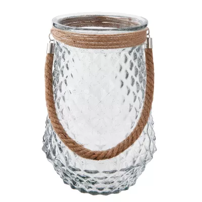 Clayre & Eef Windlicht Teelicht Halter Ø 18x29 cm