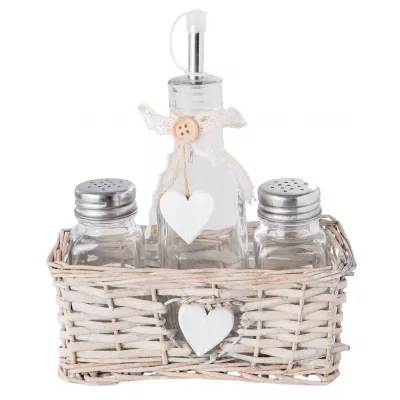 Clayre & Eef Salz und Pfeffer / bottle 13x7x10 cm