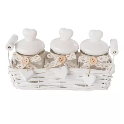 Clayre & Eef Dosenset (3) 23x8x11 cm