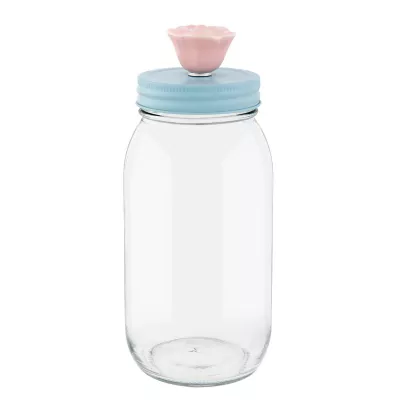Clayre & Eef Vorratsglas Ø 9x20 cm / 0.6 L