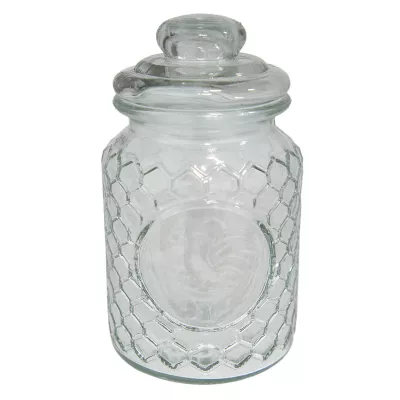 Clayre & Eef Vorratsglas mit Deckel Ø 10x19 cm