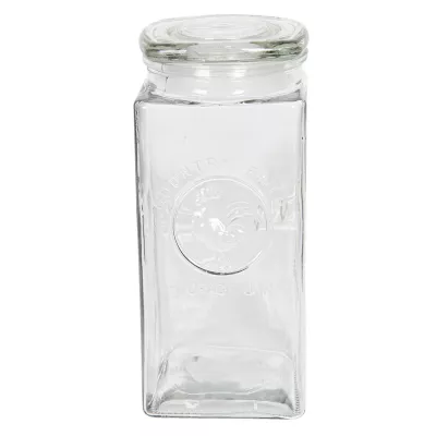 Clayre & Eef Vorratstopf mit Deckel 10x10x23 cm / 1700 ml