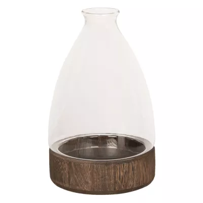 Clayre & Eef Glasglocke Ø 13x21 cm