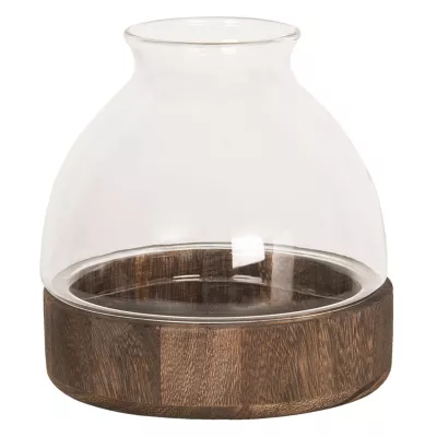 Clayre & Eef Glasglocke Ø 15x15 cm