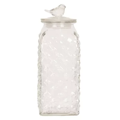Clayre & Eef Vorratsglas 10x10x30 cm / 1,9L