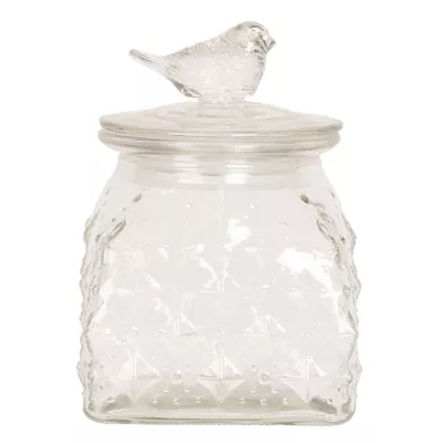 Clayre & Eef Vorratsglas 10x10x16 cm / 0,7L