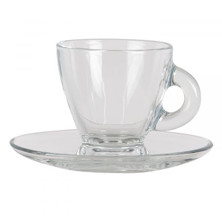 Clayre & Eef Kaffeetasse mit» 8x6x6 / 11x10x2 cm»