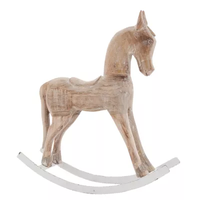 Clayre & Eef Wooden rocking horse 40x? cm