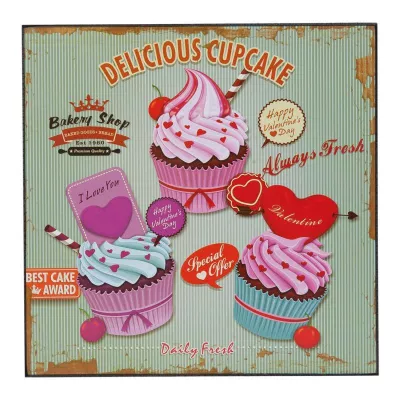 Clayre & Eef Wandbild 25x25 cm