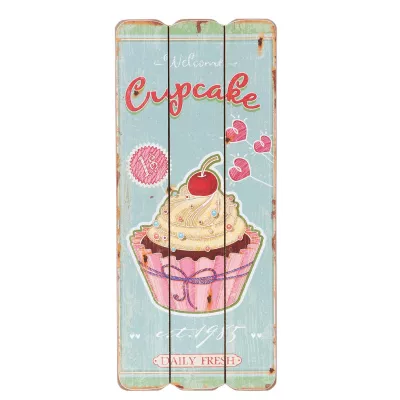 Clayre & Eef Wandbild 34x15 cm