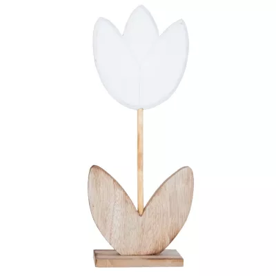 Clayre & Eef Dekoblume Figur Blume Tulpe ca. 17 x 7 x 40 cm