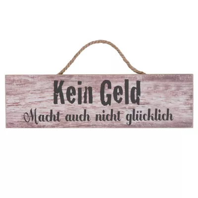 Clayre & Eef Textschild 35x10 cm