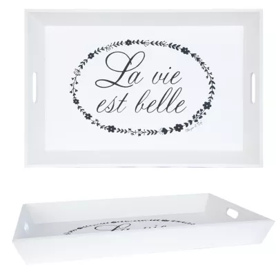 Clayre & Eef Tablett 60x40x6 cm