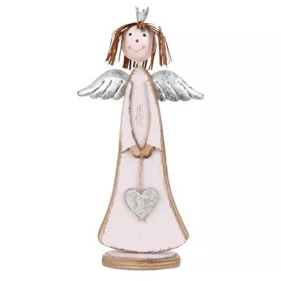 Clayre & Eef Dekoration Engel 13x4x25 cm