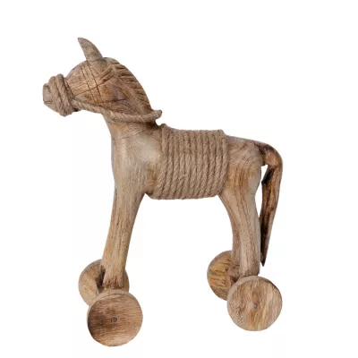 Clayre & Eef Dekofigur Pferd 39x10x36 cm