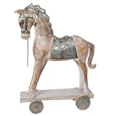 Clayre & Eef Dekofigur Pferd 39x10x36 cm