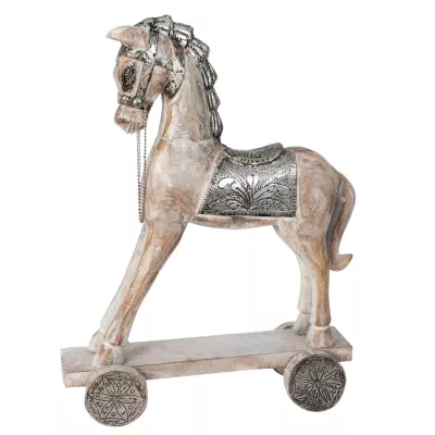 Clayre & Eef Dekofigur Pferd 30x6x37 cm