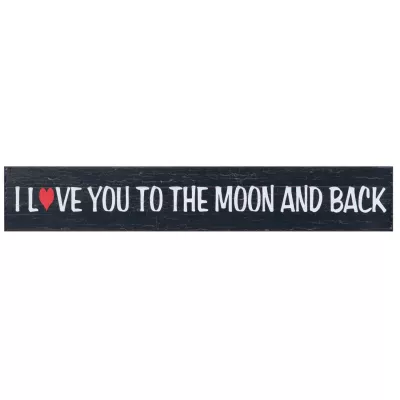 Clayre & Eef Textschild 60x2x10 cm