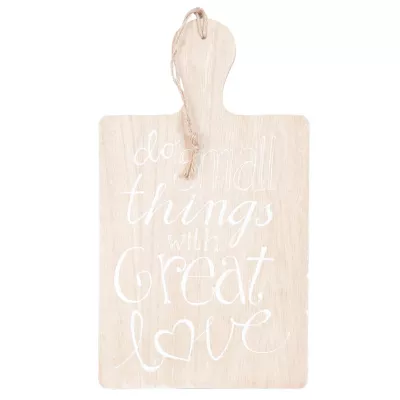 Clayre & Eef Textschild 20x1x35 cm