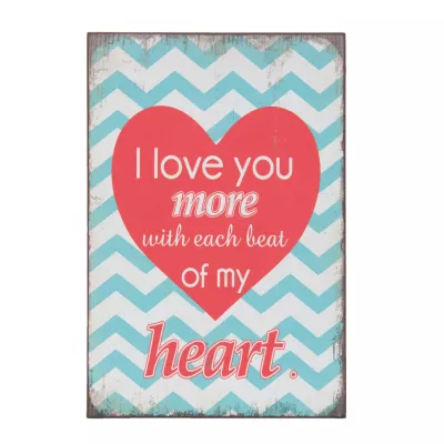 Clayre & Eef Textschild 20x1x30 cm