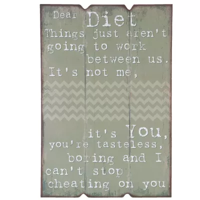 Clayre & Eef Textschild 40x2x60 cm