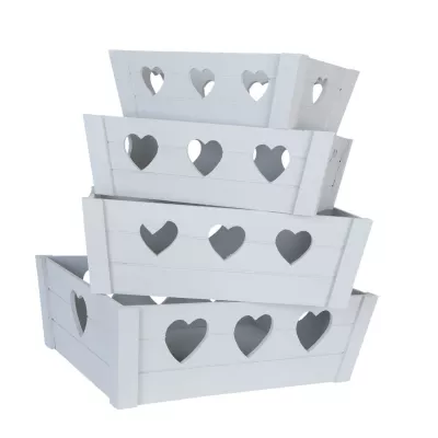 Clayre & Eef Tablett 42x32x14/38x28x13x»