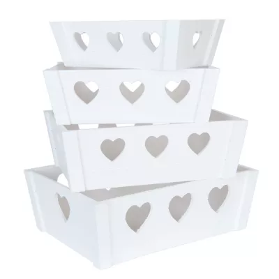 Clayre & Eef Storage boxes 42x32x14/38x28x13x/34x24x12/30x cm