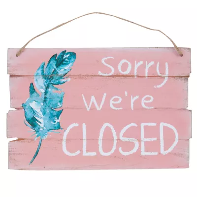 Clayre & Eef Textschild 30x1x20 cm