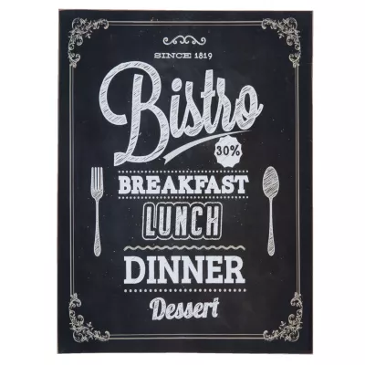 Clayre & Eef Textschild 30x1x40 cm