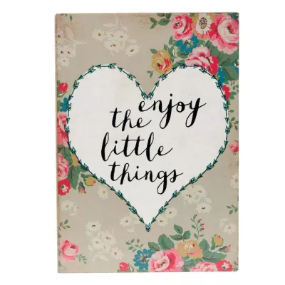 Clayre & Eef Textschild 9x2x13 cm