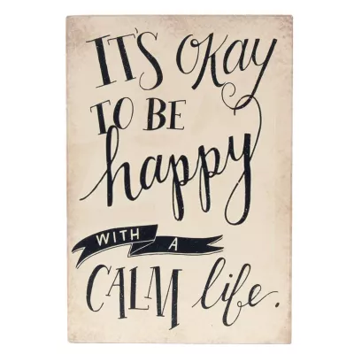 Clayre & Eef Textschild 9x2x13 cm