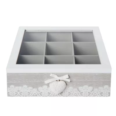 Clayre & Eef Tee Schachtel 24x25x8 cm