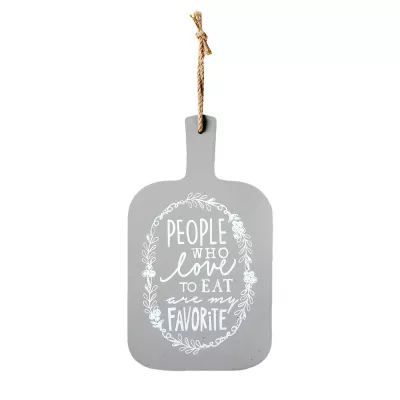 Clayre & Eef Textschild aus Holz 20x1x35 cm
