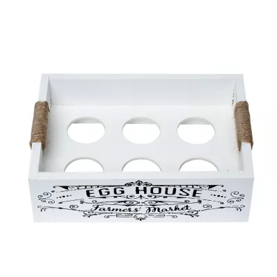 Clayre & Eef Eierhalter "Egg House" 19x3x6 cm