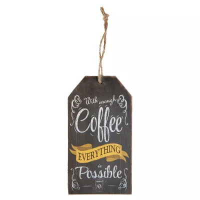 Clayre & Eef Textschild 8x0.5x15 cm