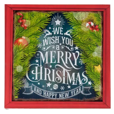 Clayre & Eef Textschild 30x1x30 cm