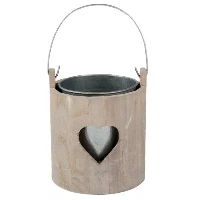 Clayre & Eef Bucket Ø 12x13 cm