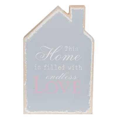 Clayre & Eef Textschild 12x2x20 cm