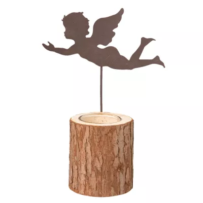 Clayre & Eef Teelichthalter "Engel"  14x7x20 cm