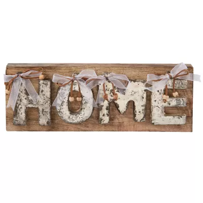 Clayre & Eef Textschild 32x3x12 cm
