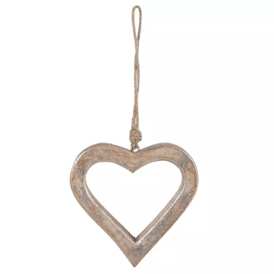 Clayre & Eef Hänger Herz 12x3x12 cm