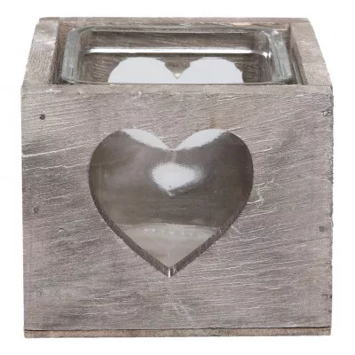 Clayre & Eef Teelichthalter 10x10x8 cm