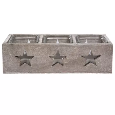 Clayre & Eef Teelichthalter 27x9x8 cm