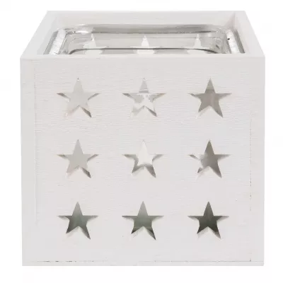 Clayre & Eef Teelichthalter 14x14x13 cm