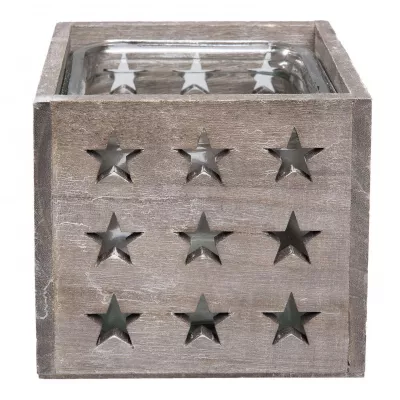 Clayre & Eef Teelichthalter 14x14x13 cm