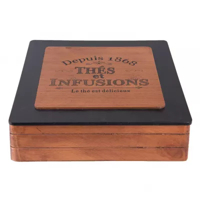 Clayre & Eef Tee-Box 24x24x7 cm