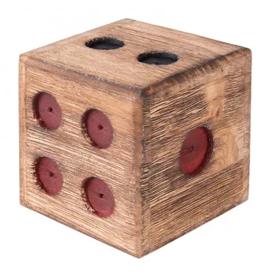 Clayre & Eef Dekoration Würfel 10x10x10 cm