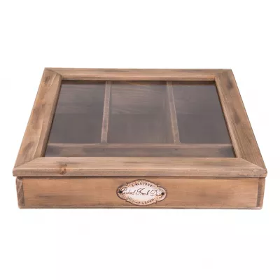 Clayre & Eef Besteckkasten 30x30x8 cm