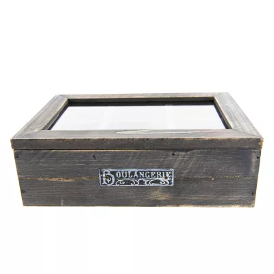 Clayre & Eef Teedose (6 Fächer) 25x17x8 cm