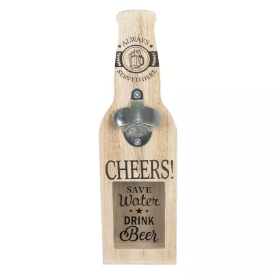 Clayre & Eef Bierflasche» 10x7x35 cm